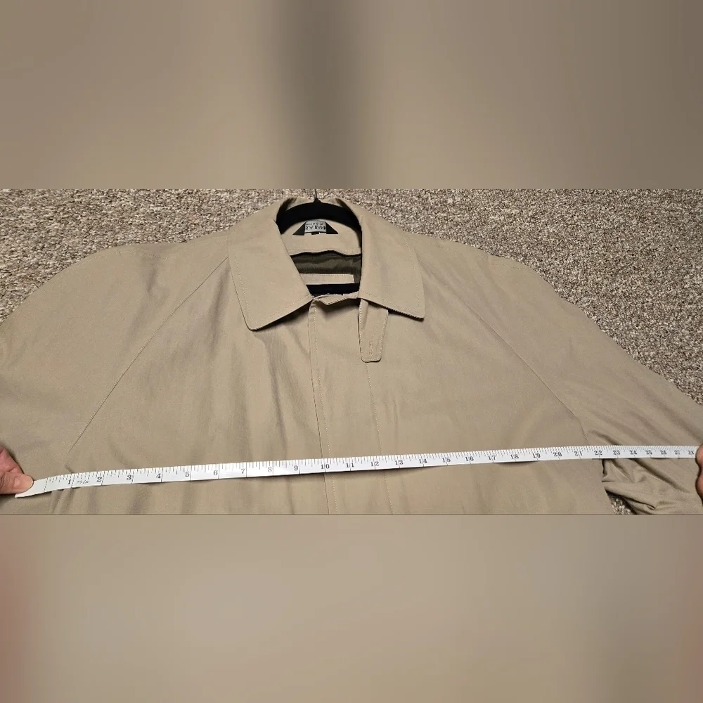 Jos A Bank mens trench coat